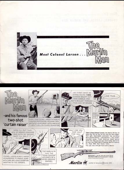 1960 "The Marlin Man" Booklet
